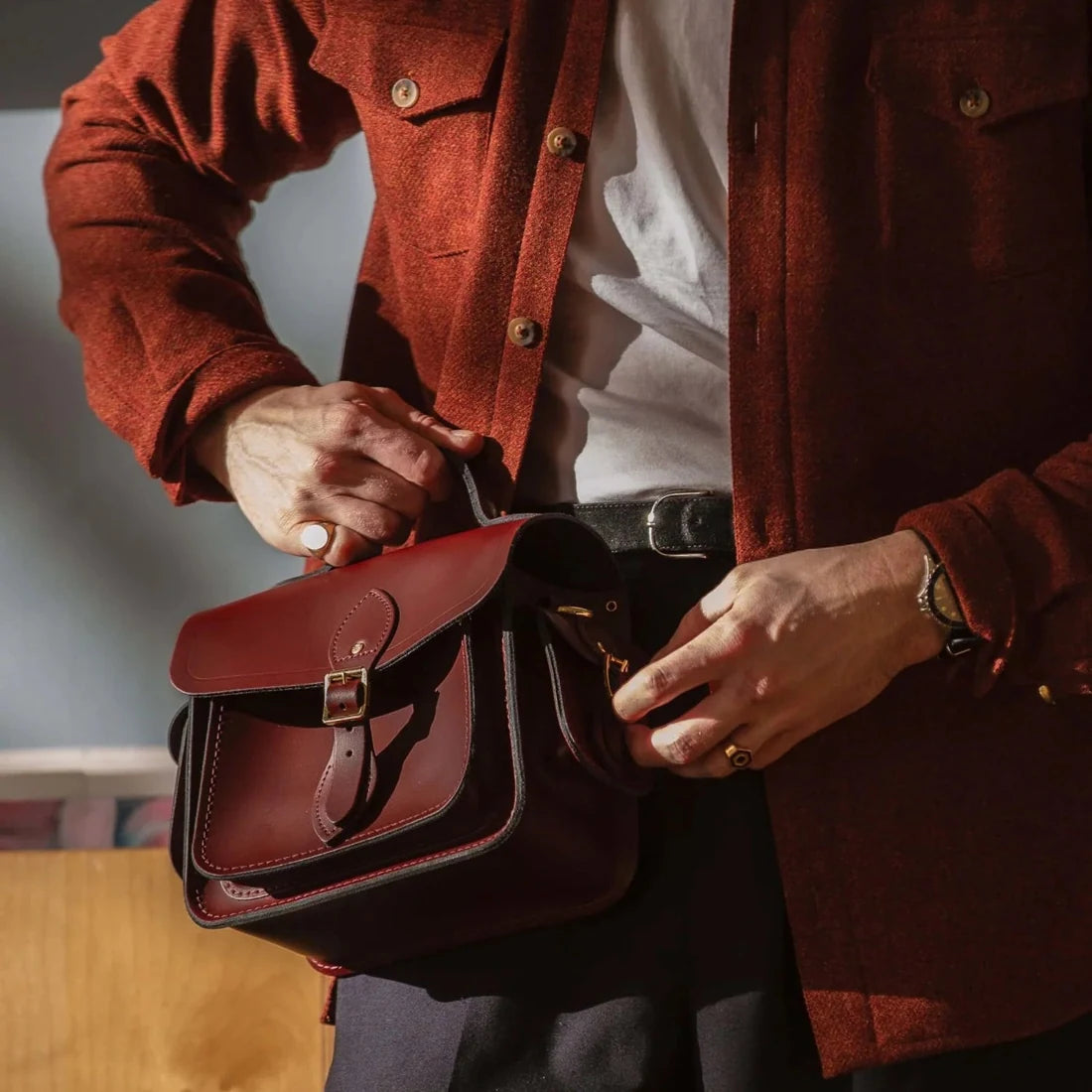 Cambridge Satchel brand photography